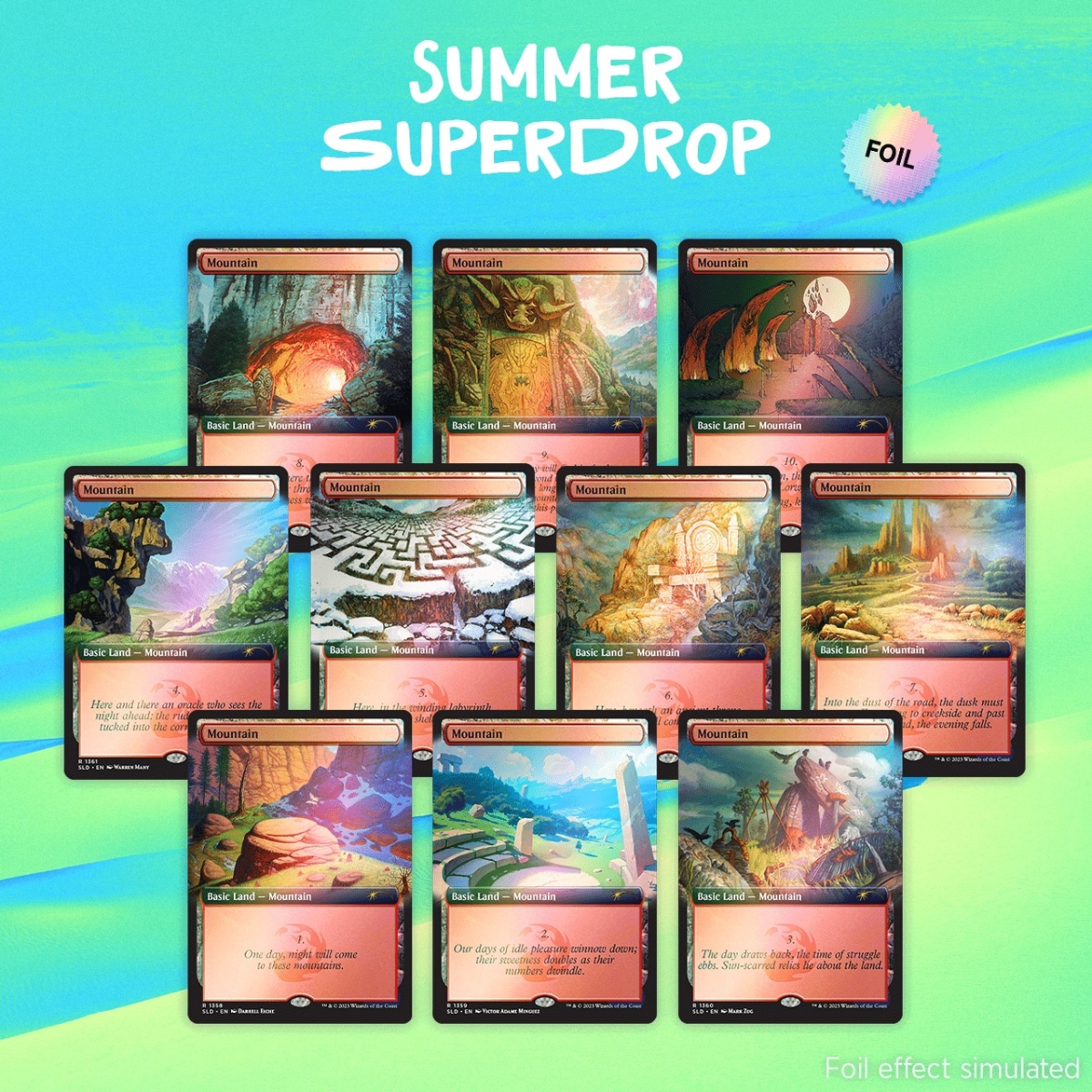 【Secret Lair】Summer Superdrop 2023が発表・楽天ブックスで予約開始 全商品まとめ MTG Horizon